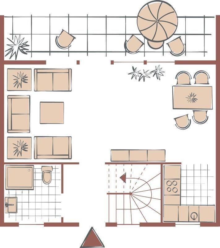 Am-Hohen-Ufer-Reetdach-Haus-Ocean-Breeze-136 Βίλα Großenbrode Εξωτερικό φωτογραφία